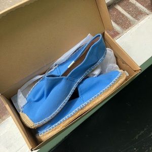 NWT Soludos  Dali espadrilles Lagoon Blue size 8
